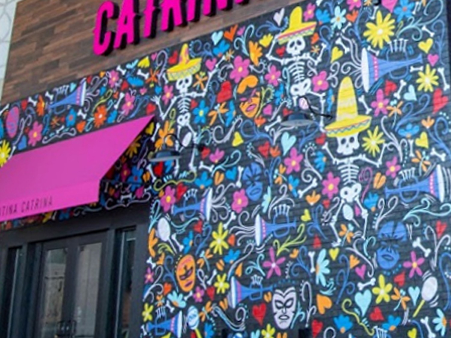 Miami Mural Artist Aladdin comes to Orlando to paint the walls of Cantina Catrina