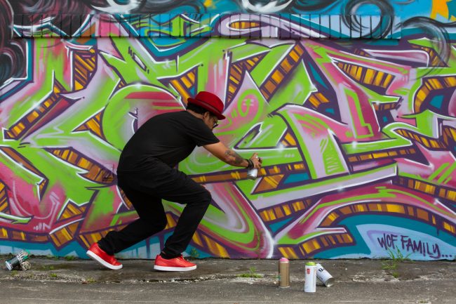 Live Art Activation in Miami