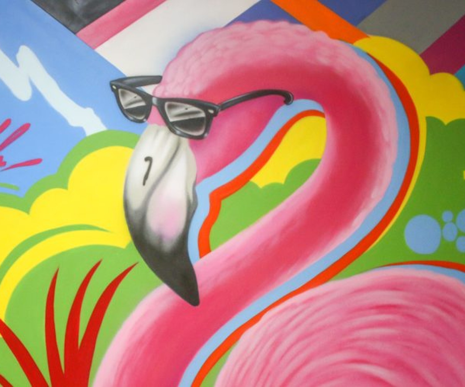 Miami Mural Theme - Alibaba USA Headquarters