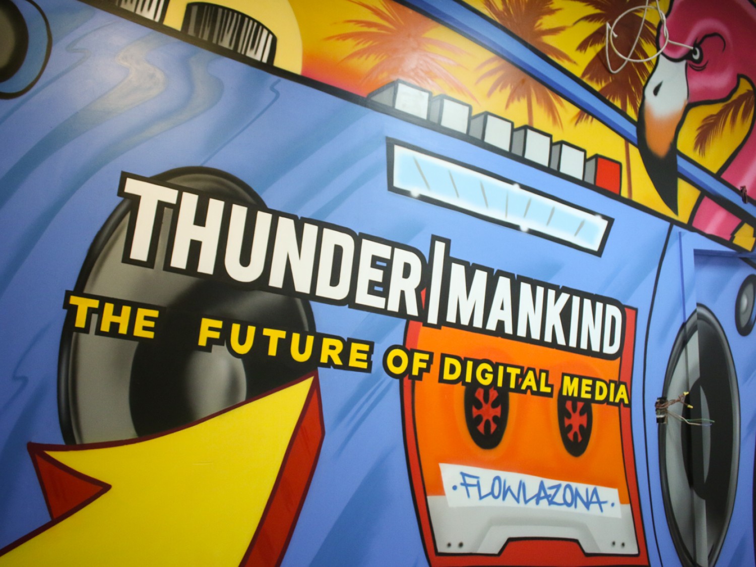 Radio Station Mural in Miami