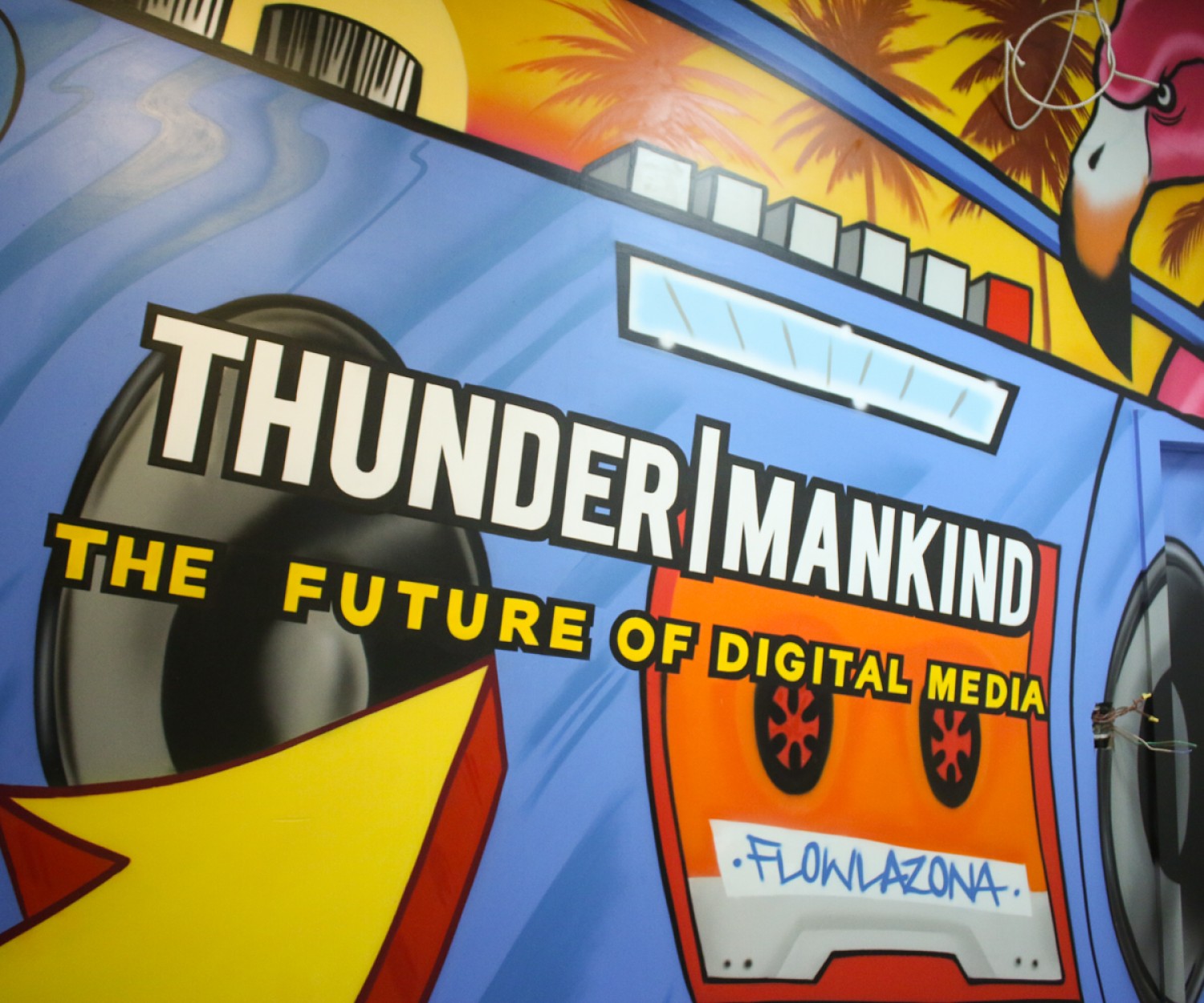 Radio Station Mural in Miami