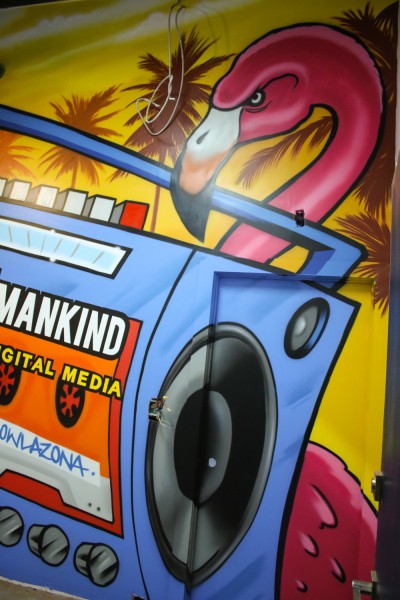 Radio Station Mural in Miami