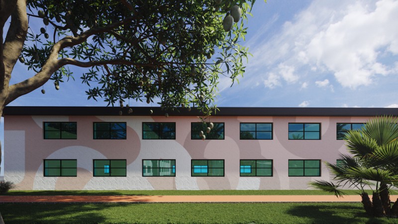 Commercial Property Mural Designs - Miami