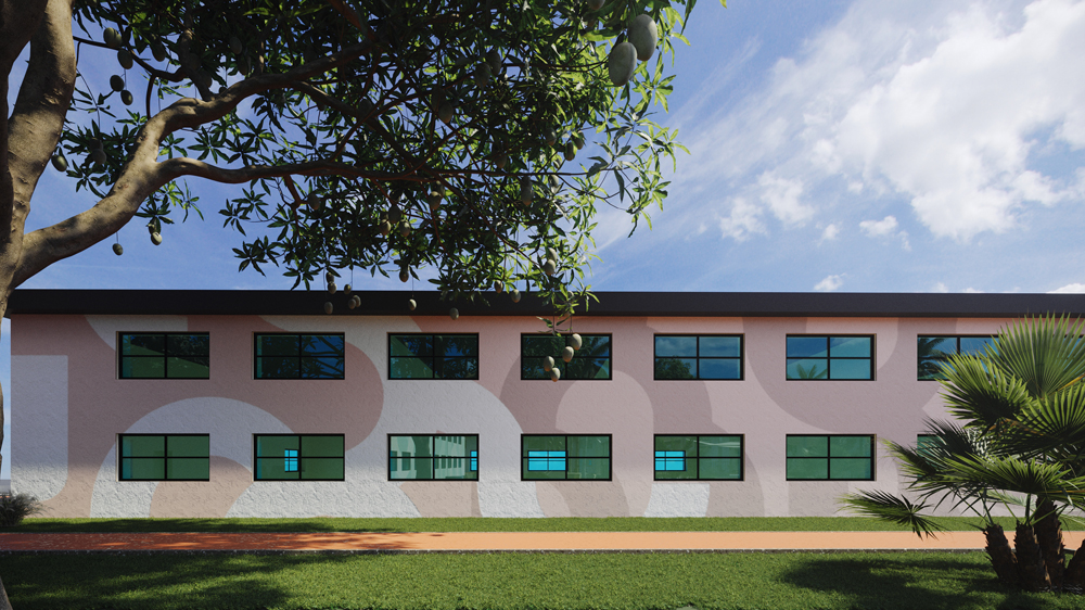 Commercial Property Mural Designs - Miami